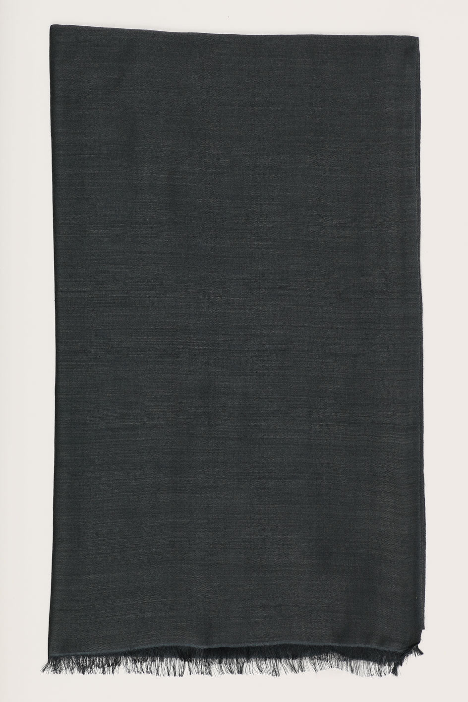 Lightweight Dark Slate Cashmere Scarf