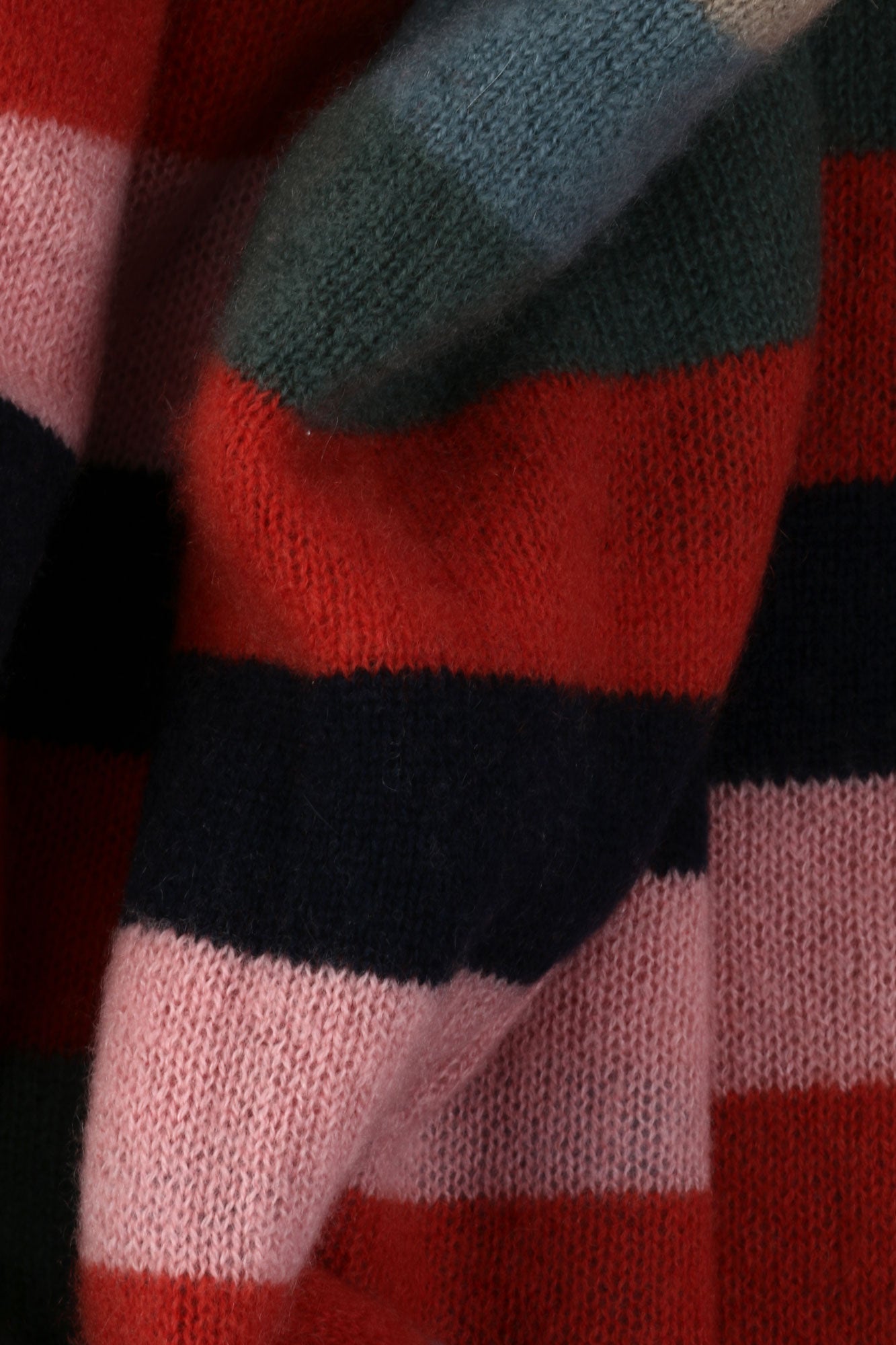 100% Cashmere Stripe Throw - M4110