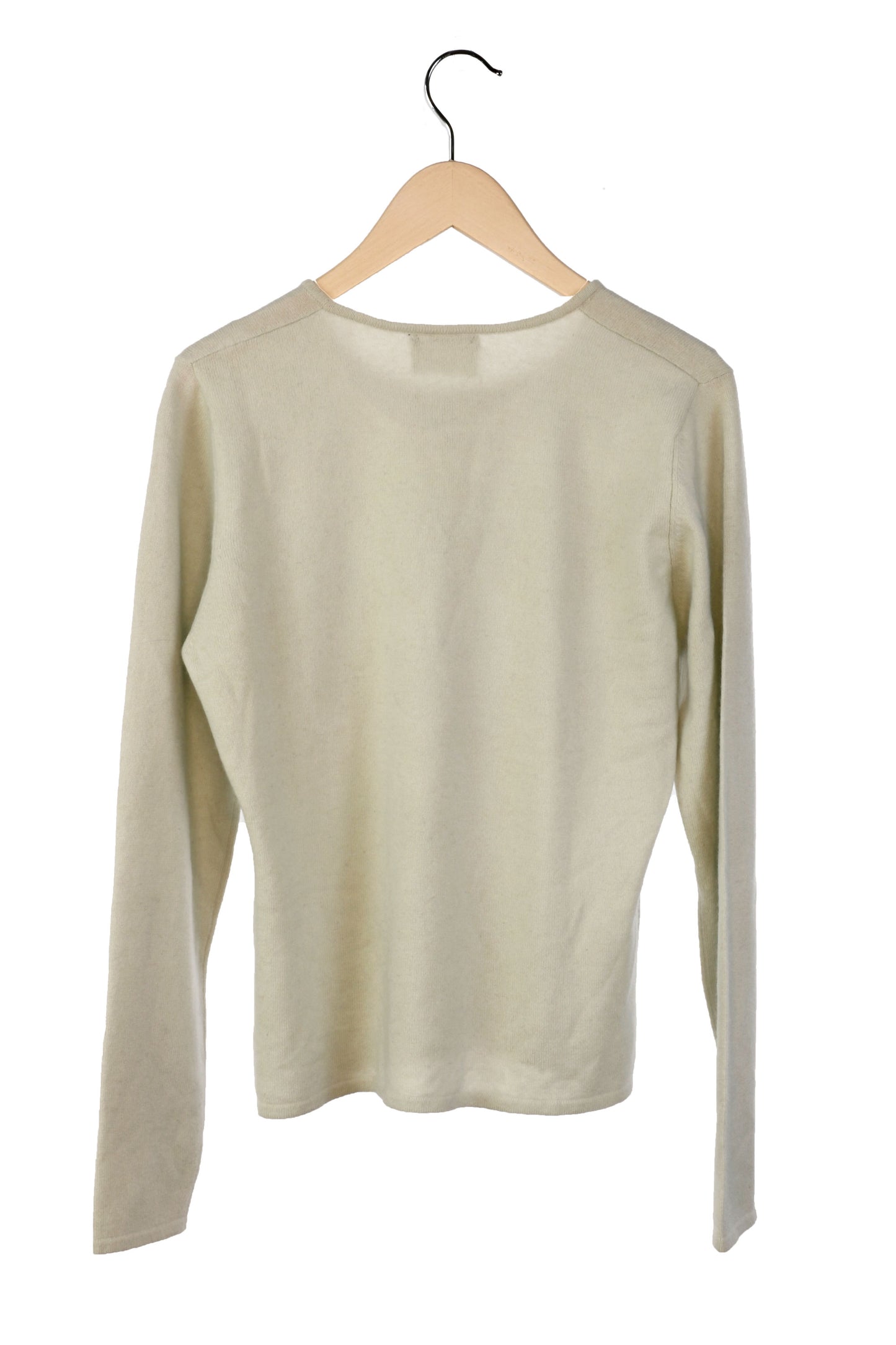 100% Cashmere Pale Blue Round Neck Sweater Large