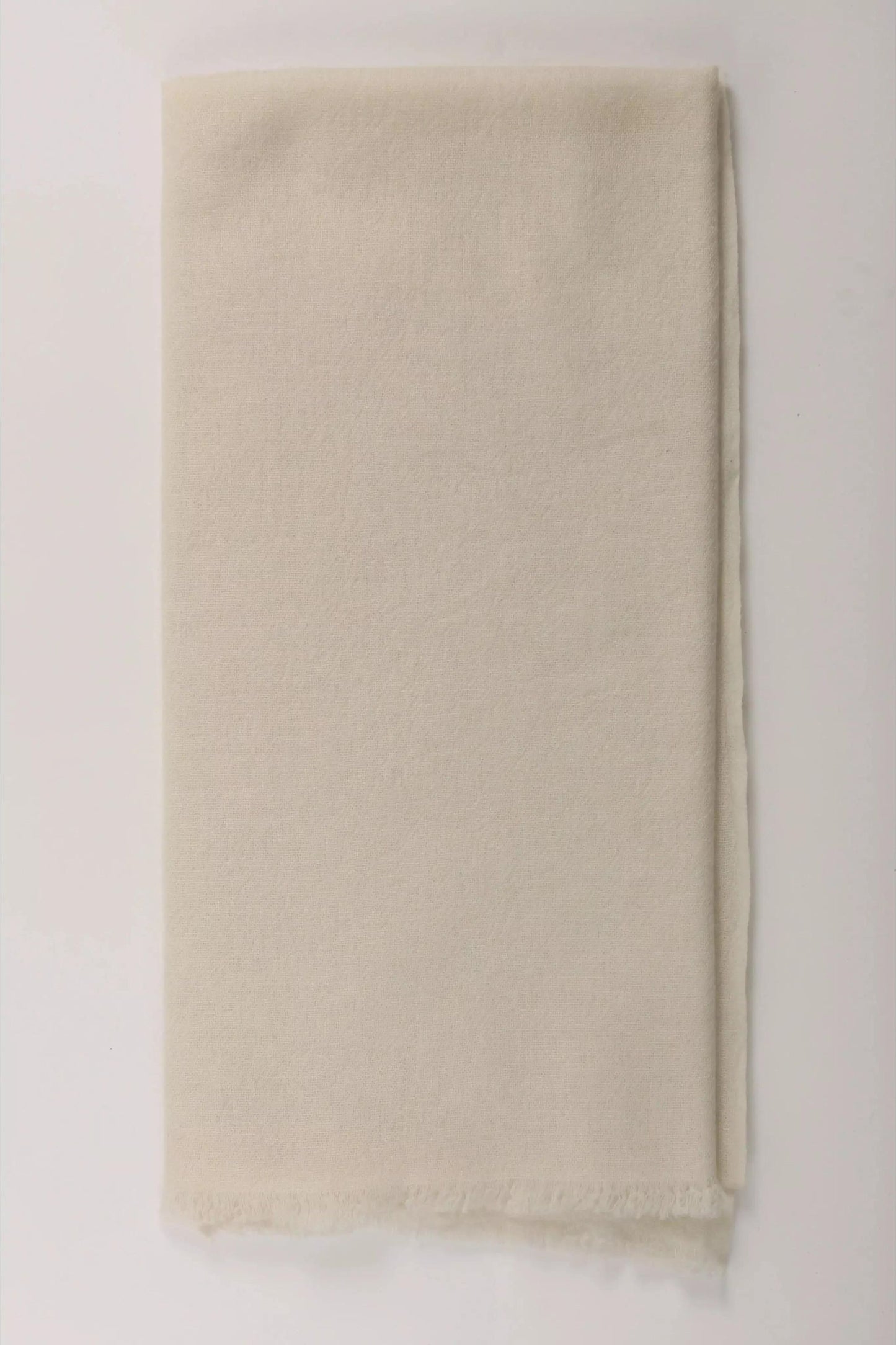 Basketweave Scarf Off White