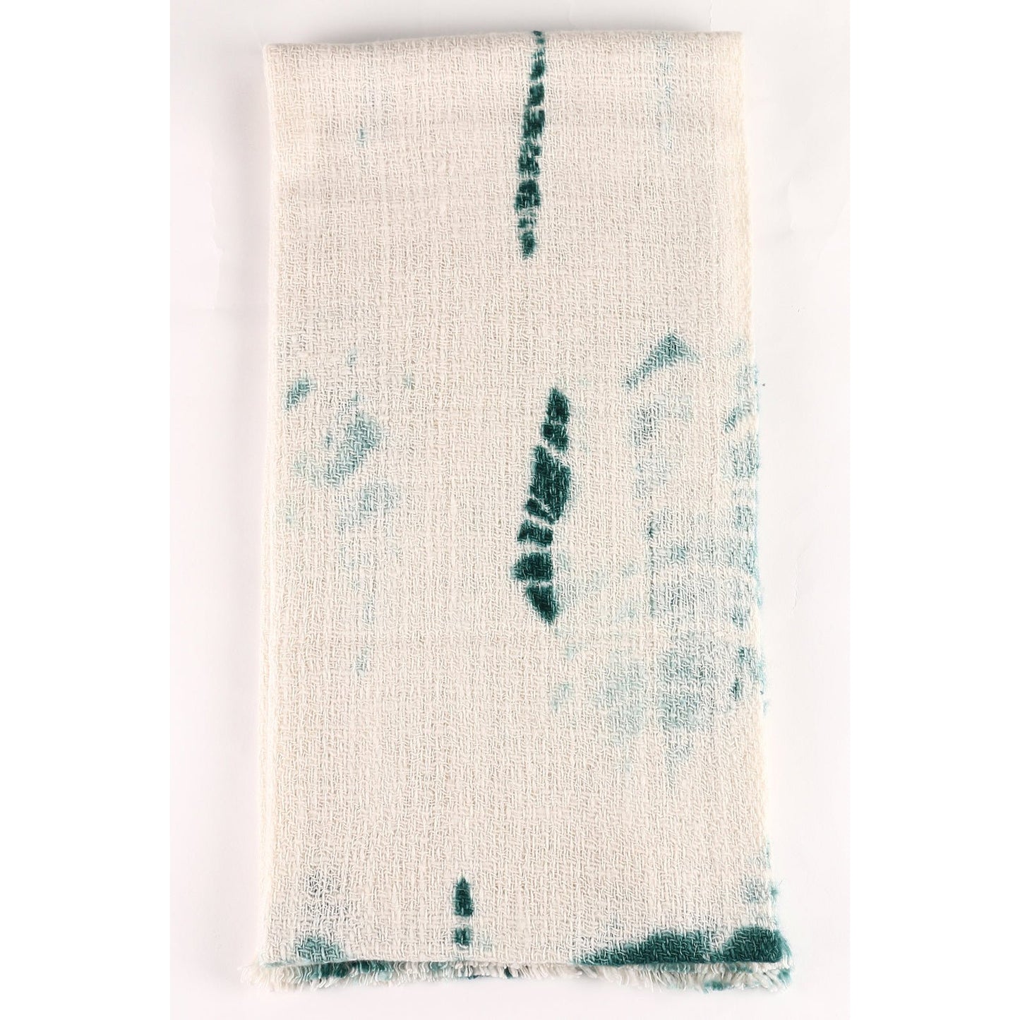 Beryl White Tie Dye Hand Spun - Crumpet Chowk