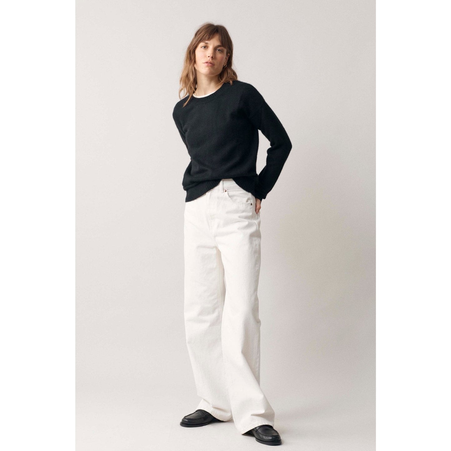 Cloudy Black Sweatshirt - Crumpet Chowk