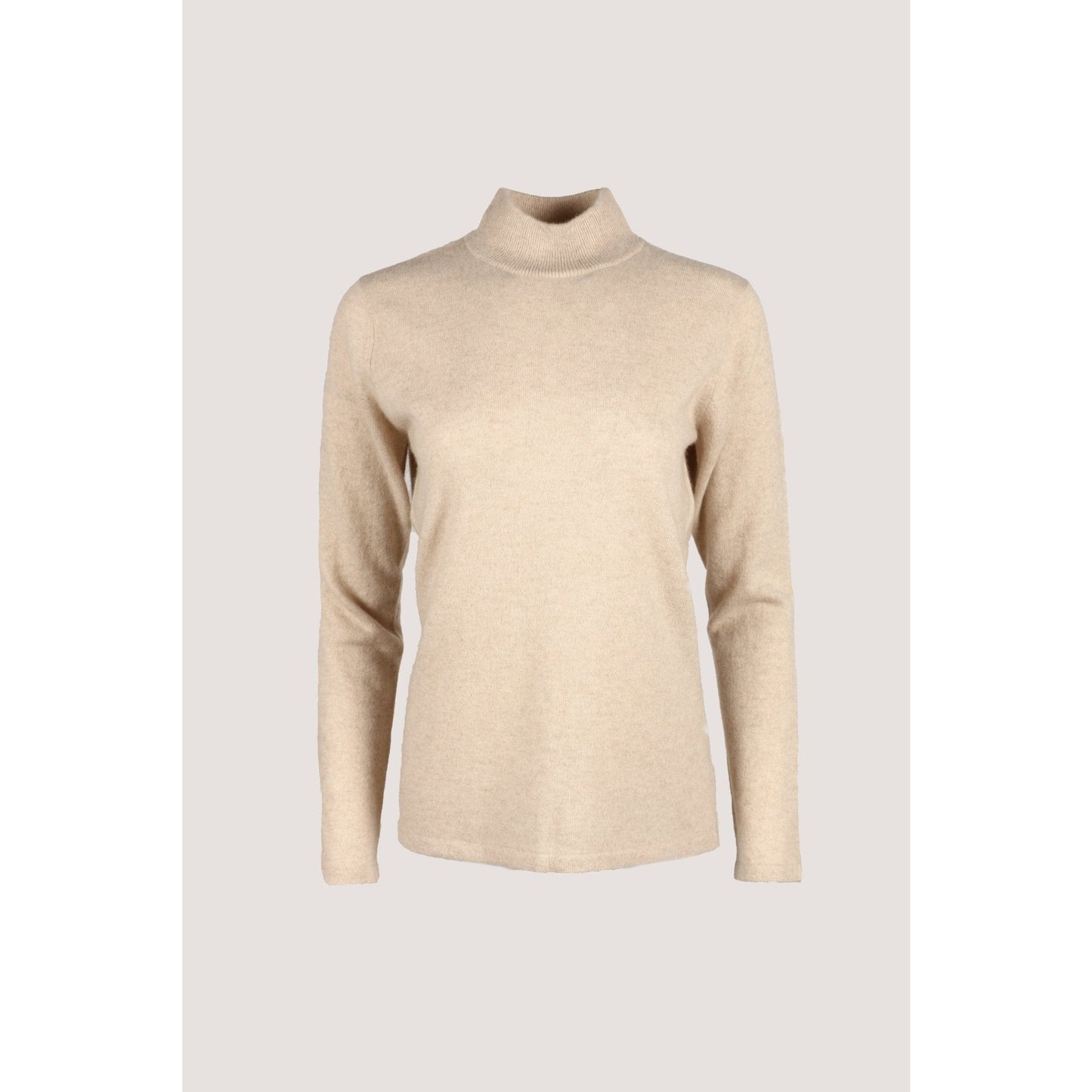 Half Roll Neck Sweater Cream - Crumpet Chowk