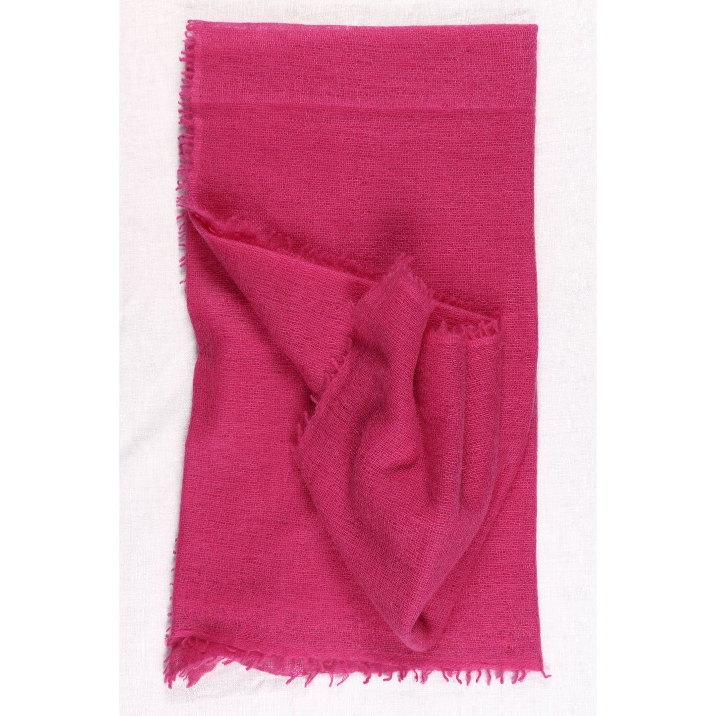 Popping Pink Woven Shawl - Crumpet Chowk