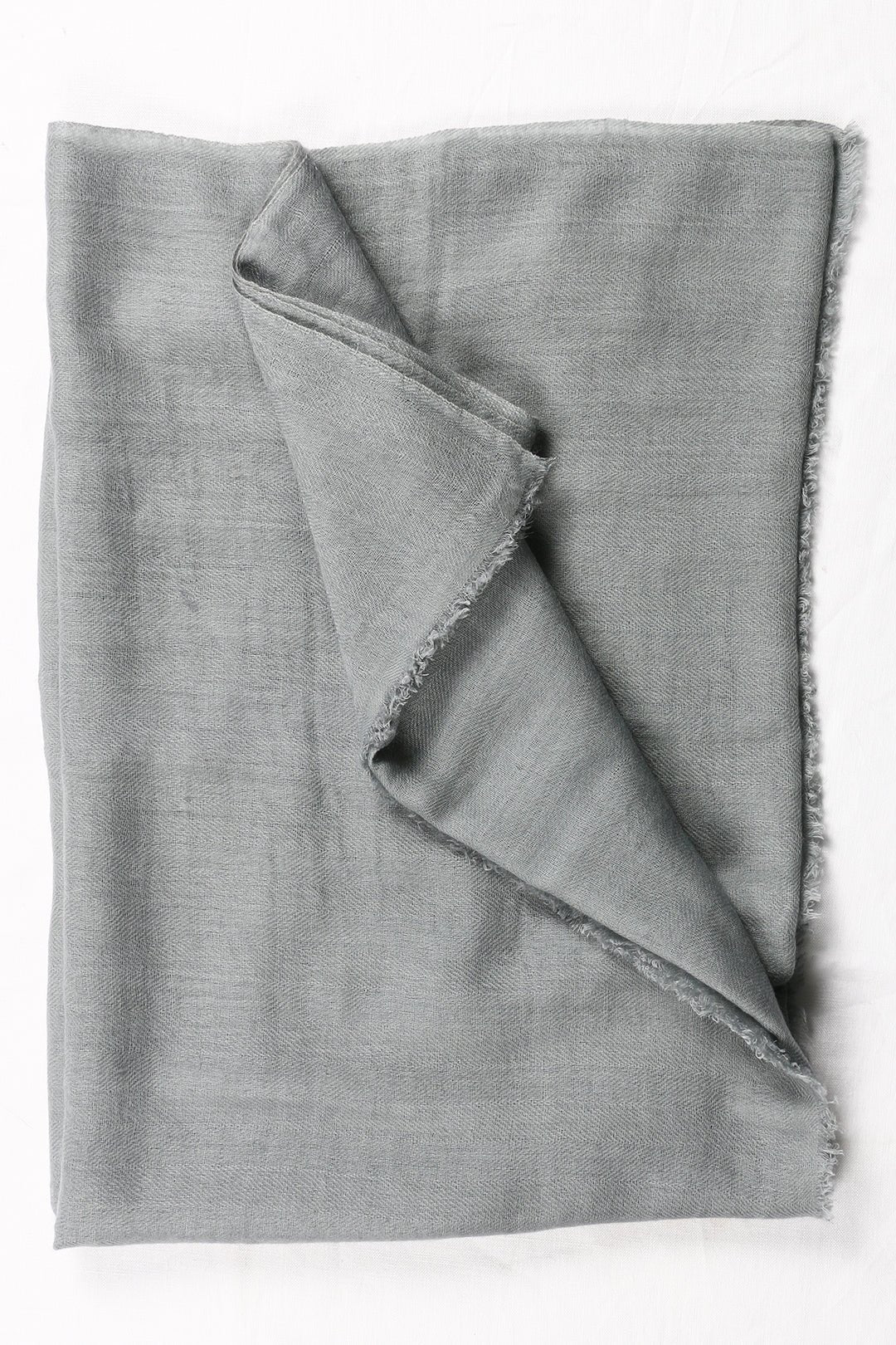 Sea Mist Woven Cashmere Shawl - Crumpet Chowk