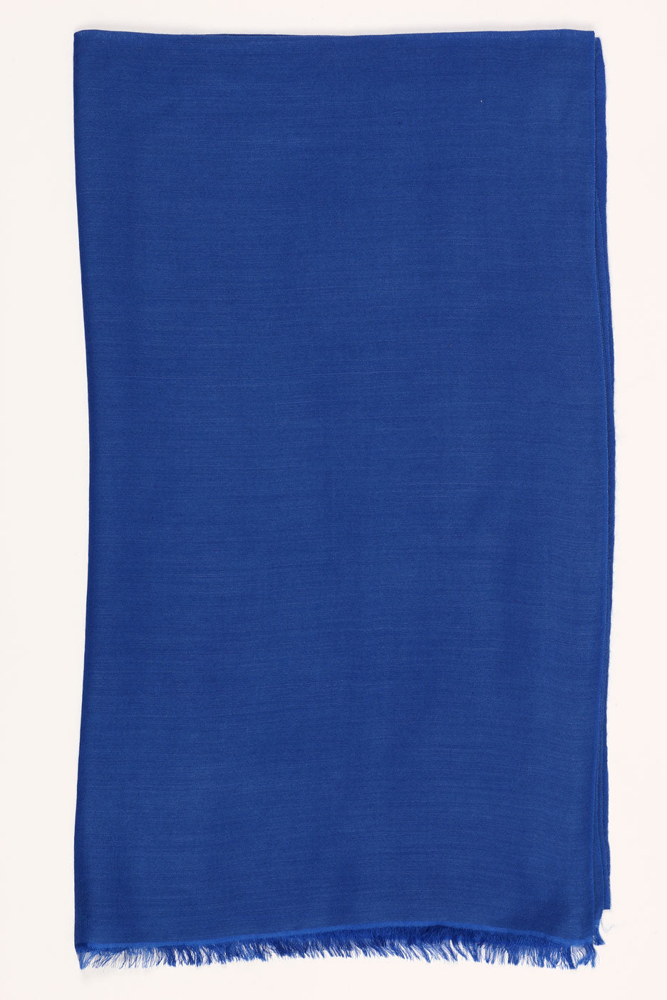 Lightweight Nautical Blue Cashmere Scarf