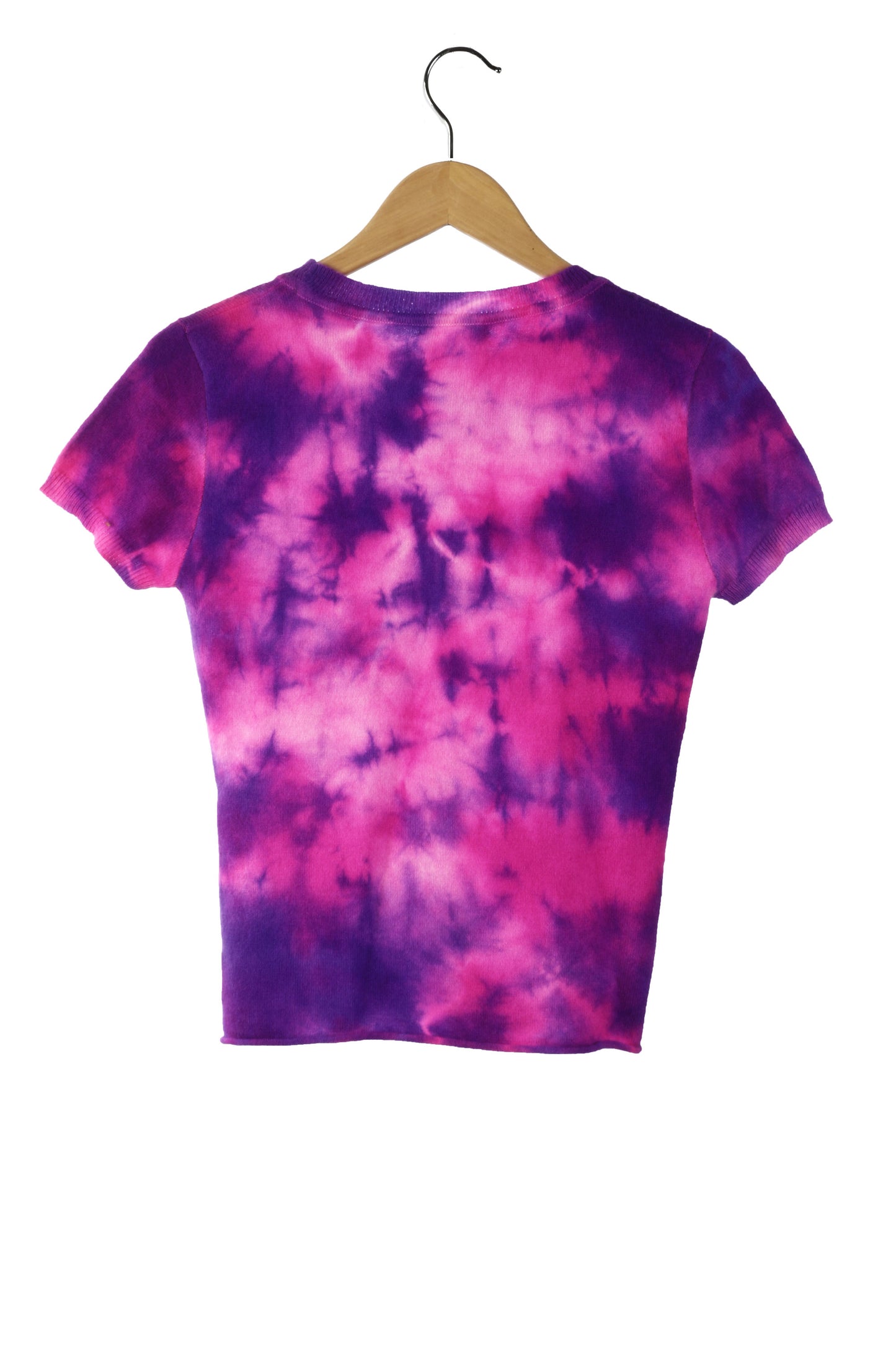 100% Cashmere Tiedye T Shirt Small