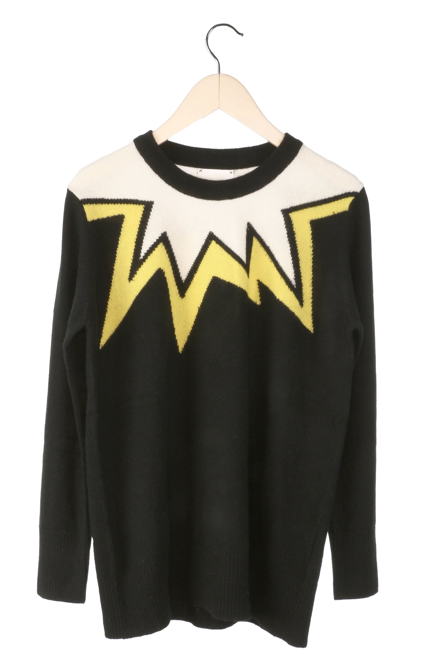 100% Cashmere Black Bang Cashmere Sweater Large
