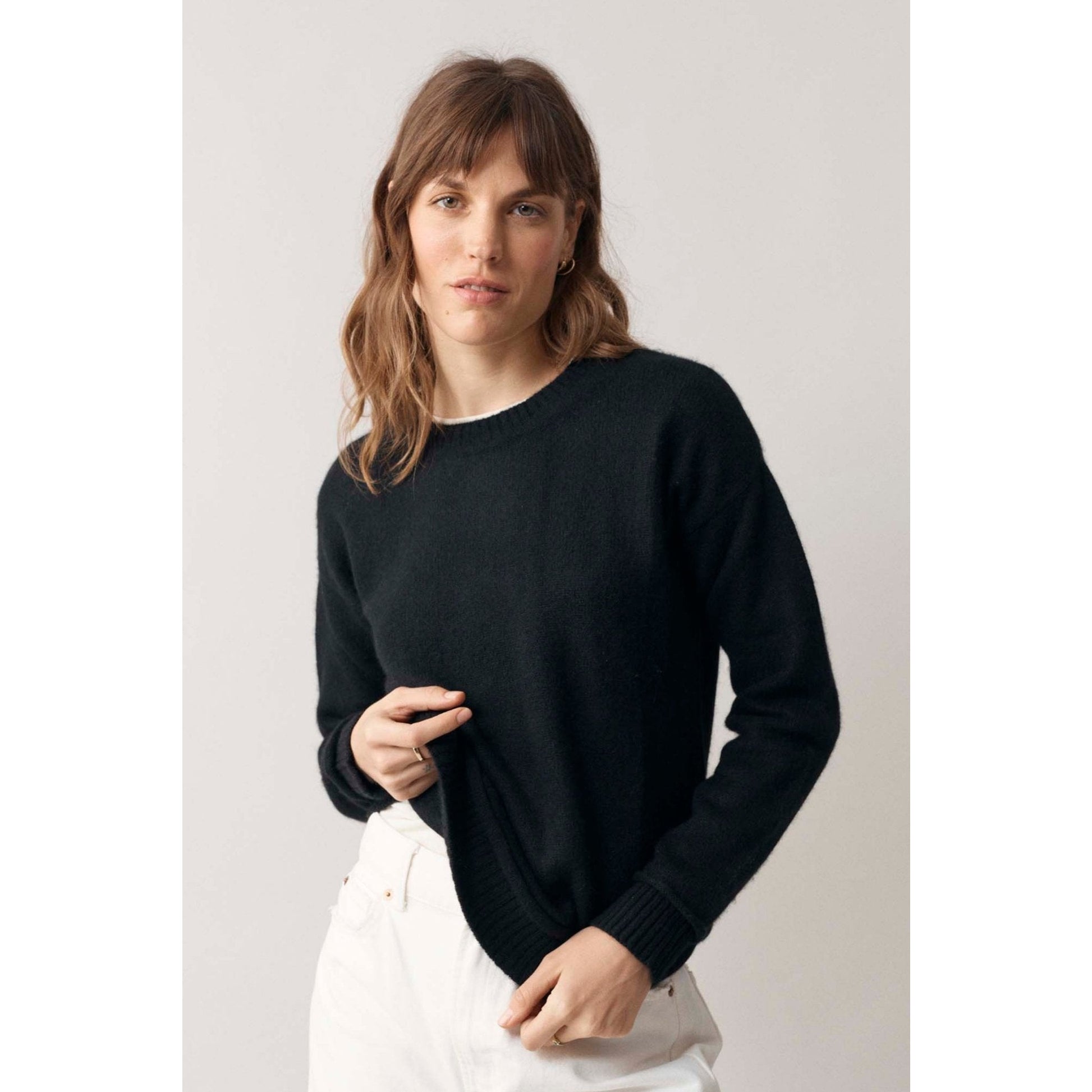 Cloudy Black Sweatshirt - Crumpet Chowk