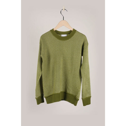 Grandad Sweater Green - Crumpet Chowk