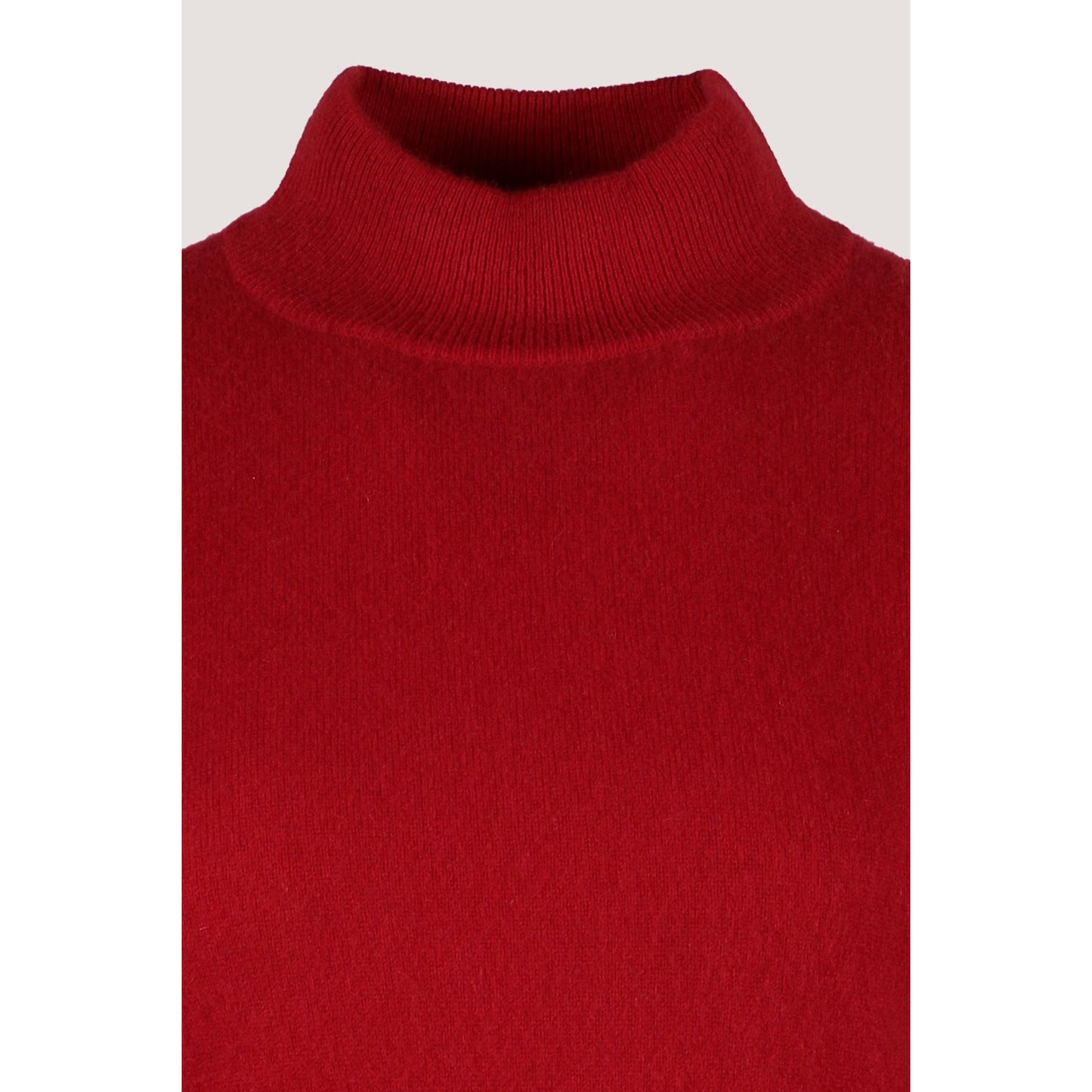 Half Roll Neck Sweater Red - Crumpet Chowk