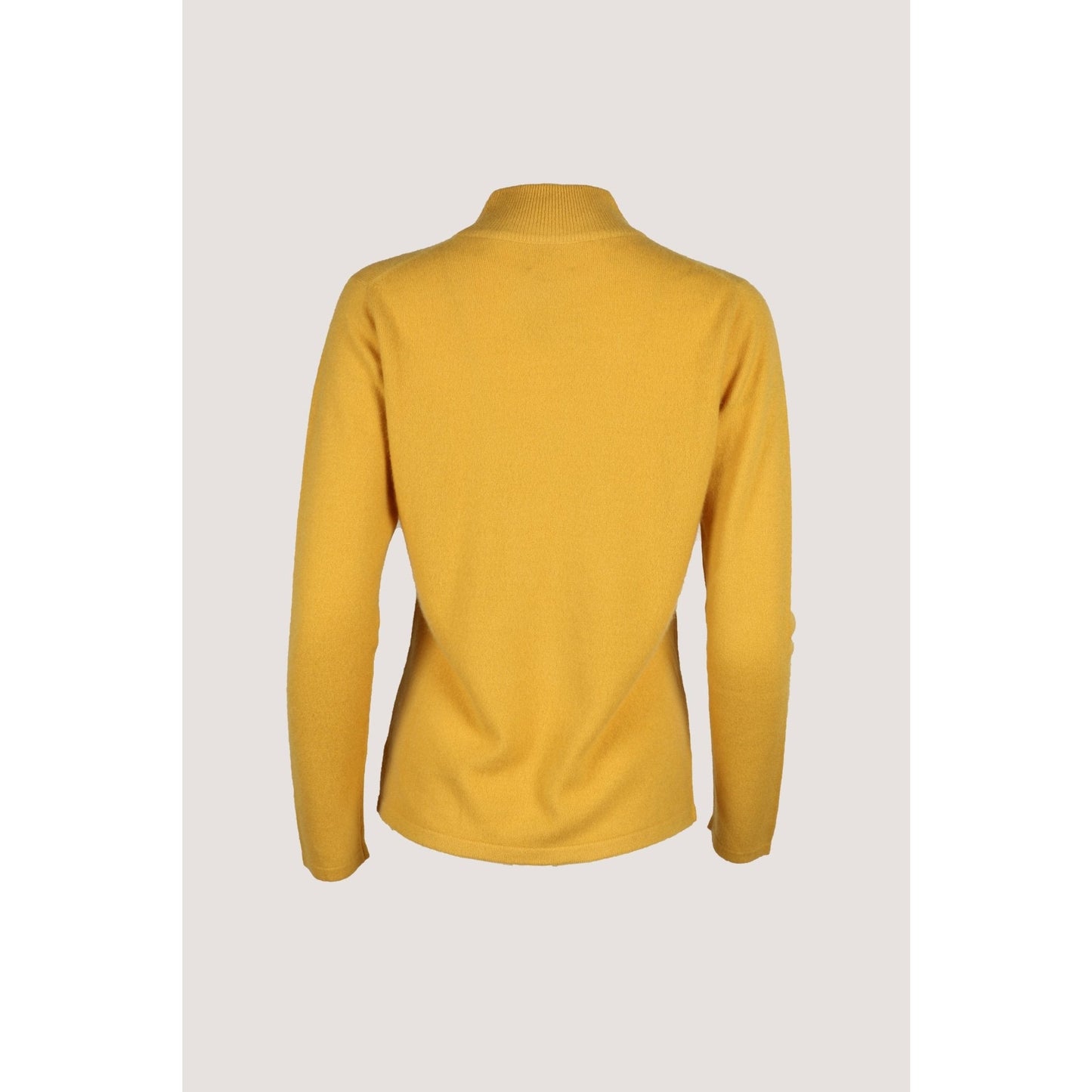 Half Roll Neck Sweater Yellow - Crumpet Chowk