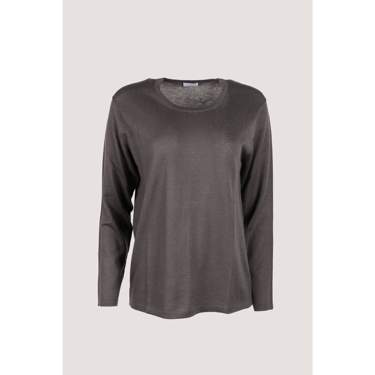 Round Neck Sweater Charcoal - Crumpet Chowk