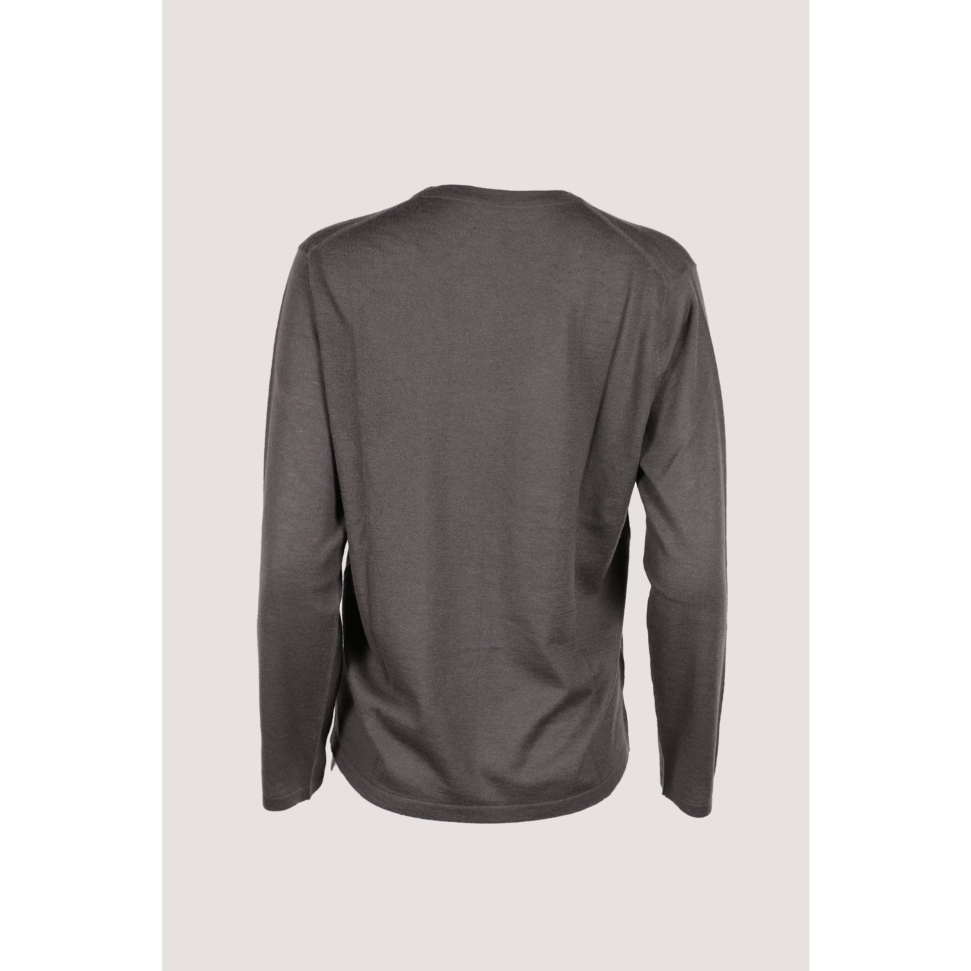 Round Neck Sweater Charcoal - Crumpet Chowk